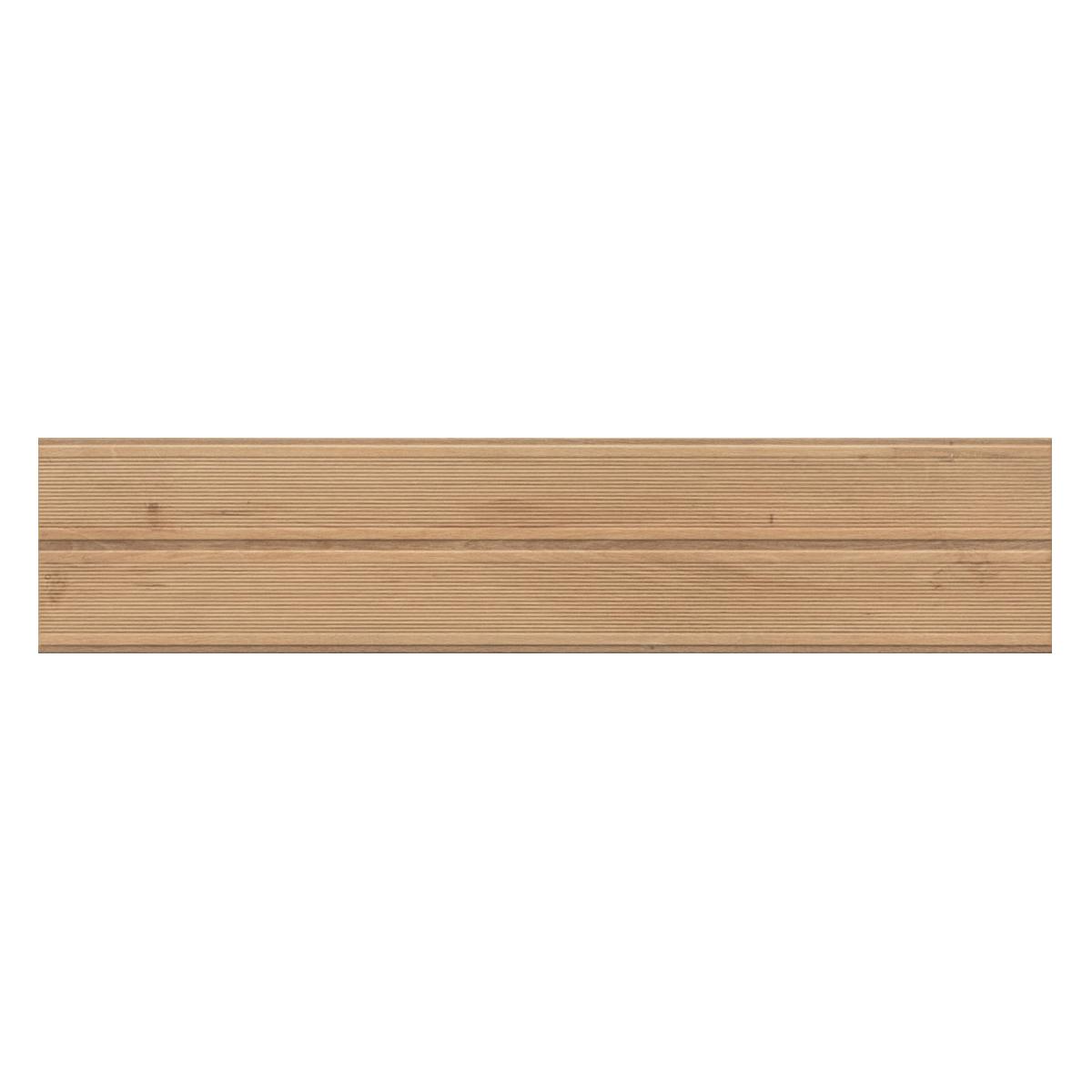 Porcelanato Bali Deck Camel Mate Rectificado - 19 x 90 cm - 1.54 m2