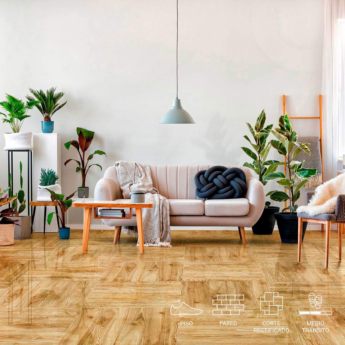 Gres Porcelánico Bagua Mad Beige - 60 x 60 cm - 1.44 m2