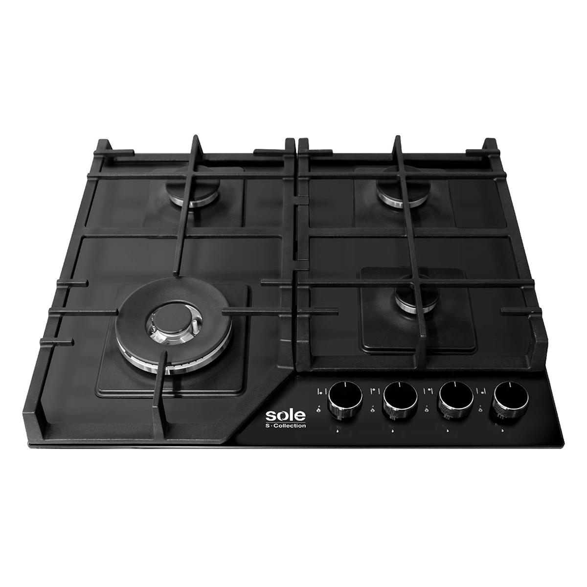 Cocina Encendido Eléctrico SOLCO066 S Collection Empotrable - Negro