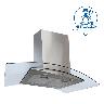 Campana Venus Isla Decorativa 90 cm - Acero