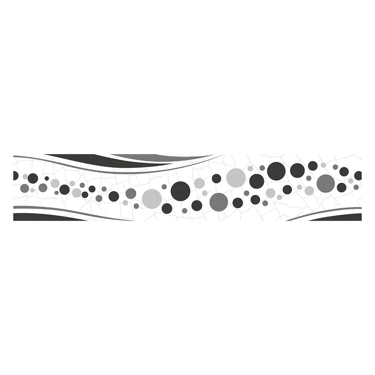 Listelo Caribe Sand Negro HD - 8.6 x 45 cm