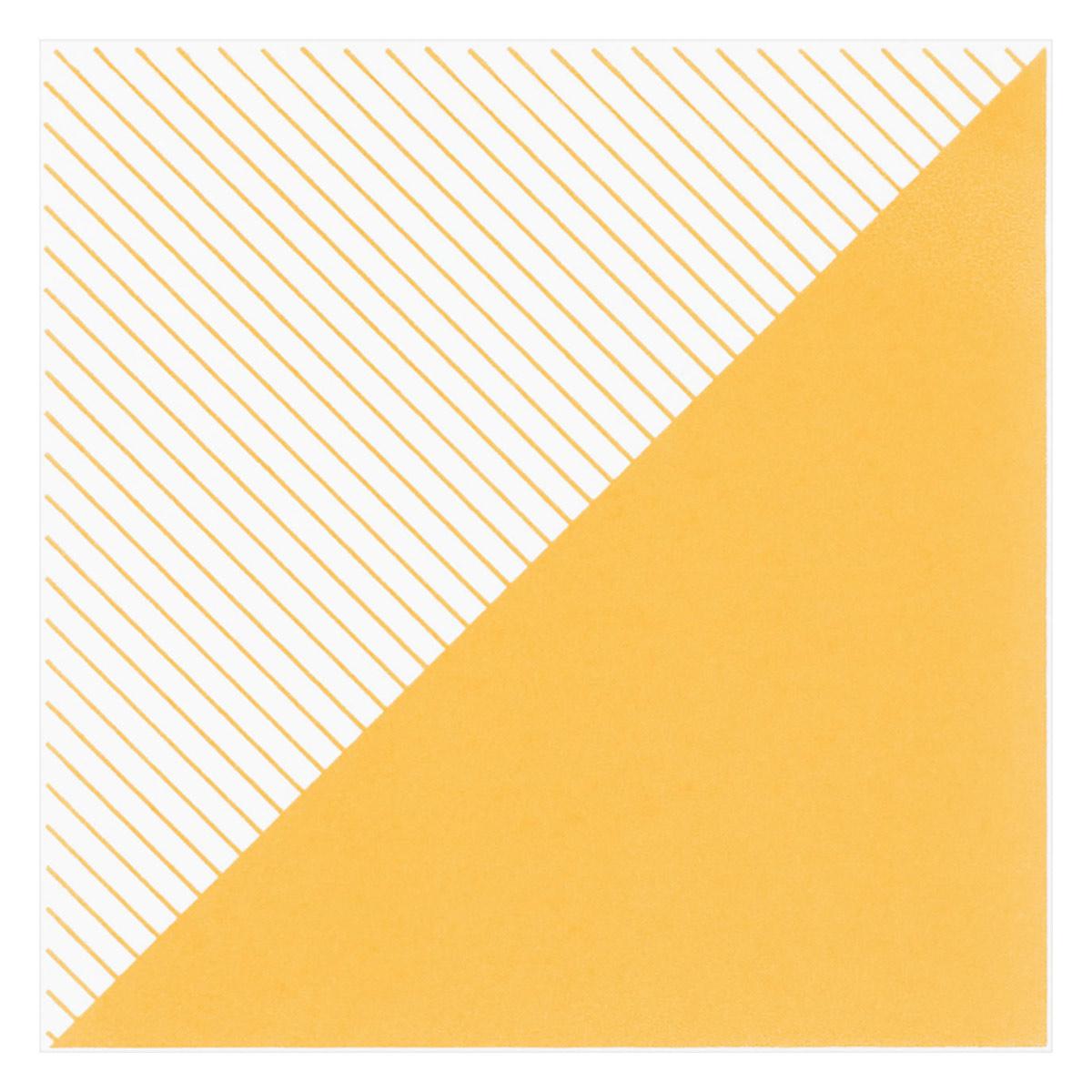 Mayólica Bauhaus Amarillo Satinado - 14.5X14.5 cm