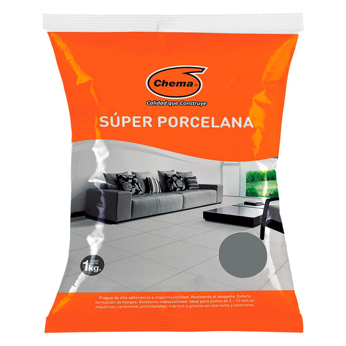 Super Porcelana 1KG - Gris