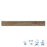Porcelanato Gent Roble Mate - 29.4X180 cm - 1.06 m2