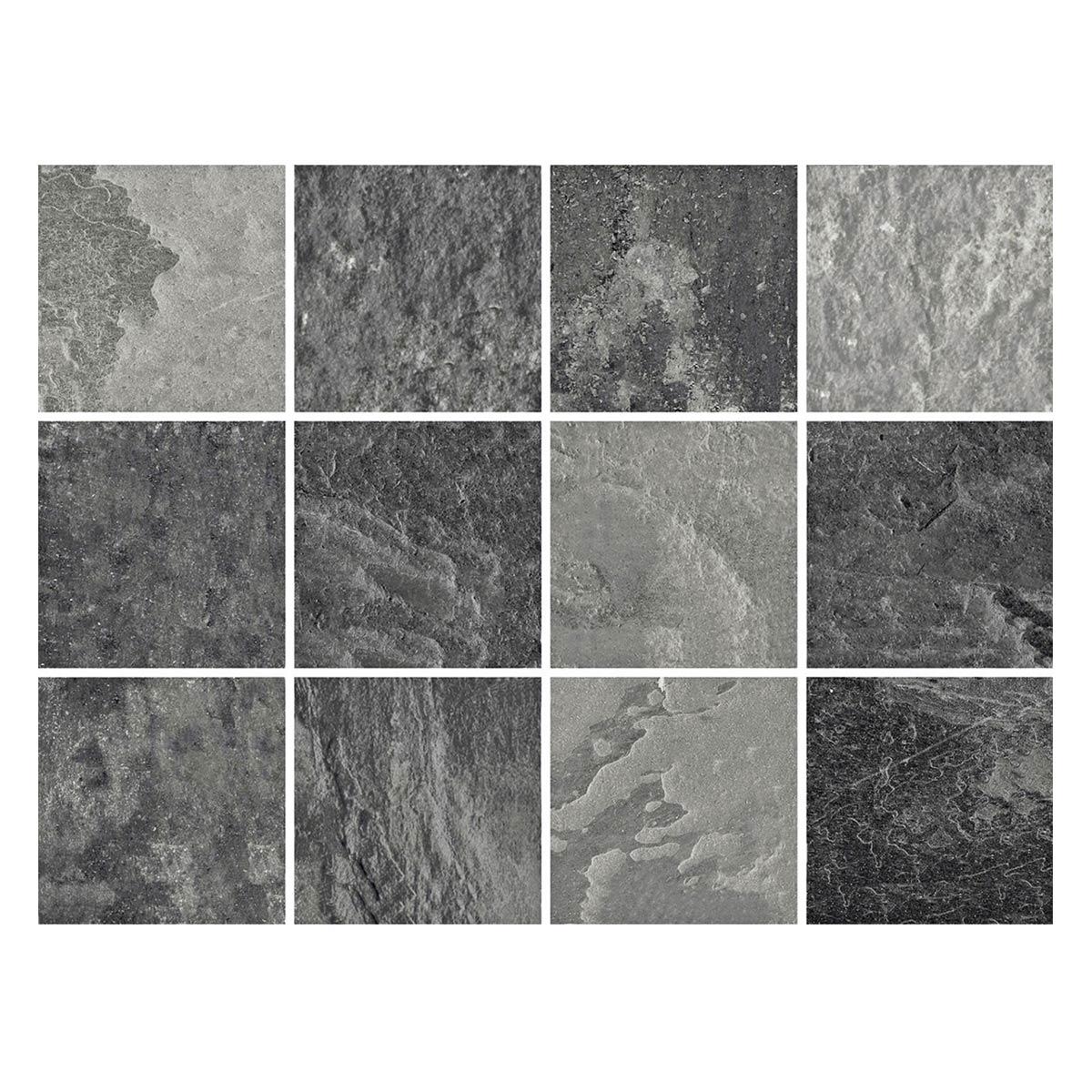 Gres Porcelánico Ardosia Black Mesh Mate - 10 x 10 cm - 1.92 m2