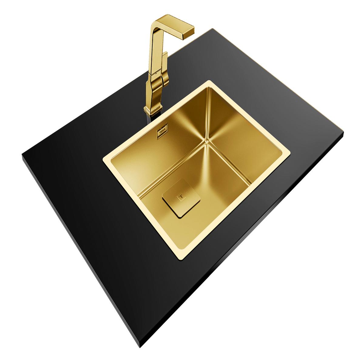 Lavadero Flexlinea Con Rebose - Dorado