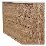 Mueble De Baño Golden Bath Sahara Color Castaño 76 X 50 X 47 Cm. Inc.Lavat C/Reb