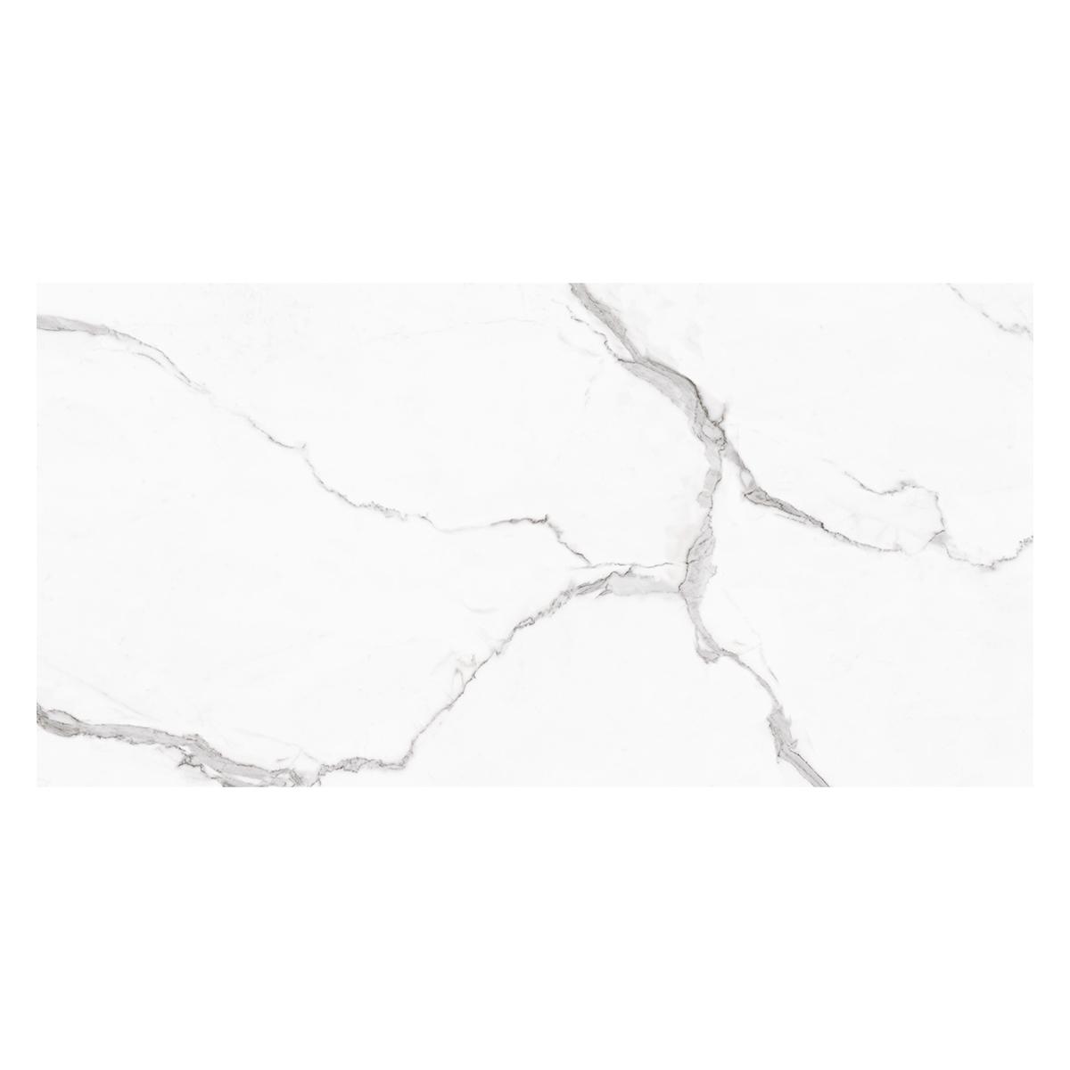 Porcelanato Quartz Calacatta Gris Brillante - 60X120 cm - 2.16 m2