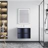 Mueble De Baño Golden Bath Lauren Azul 60X50X46 Cm C/ Rebose Inc. Lavatorio Empotrar