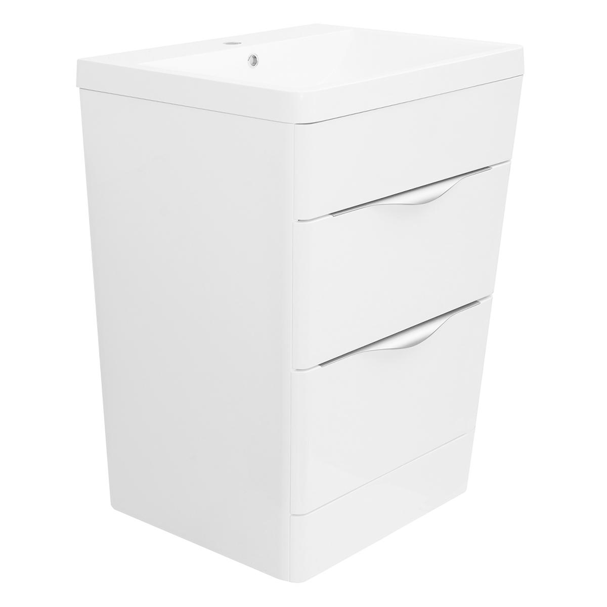 Mueble De Baño Origin Orikum Blanco  65X80X52cm C/Rebose Inc. Bowl Empotrar