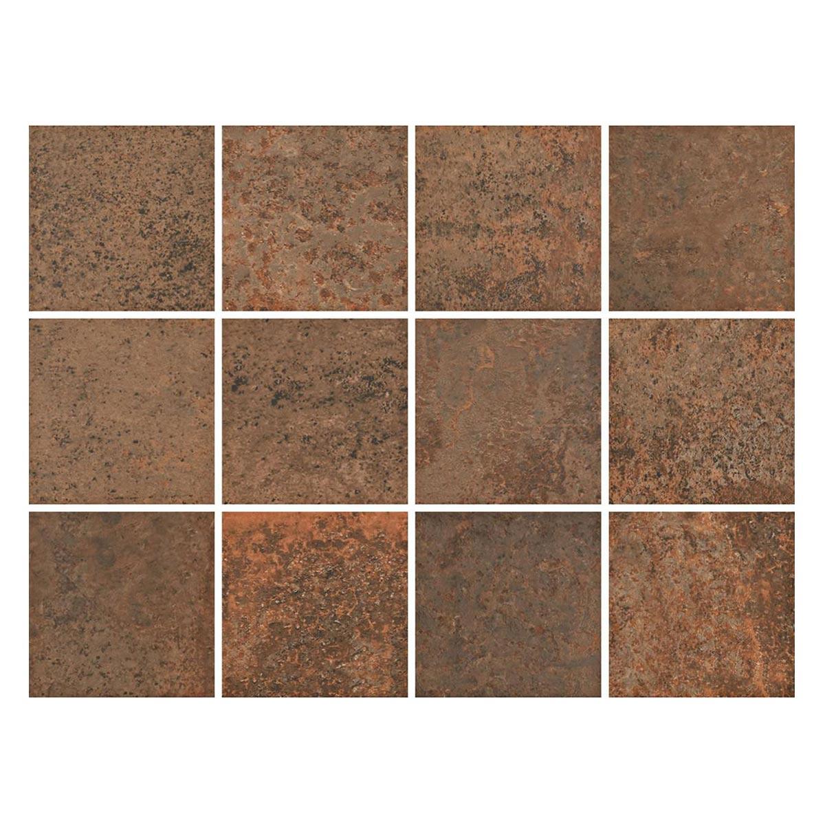 Gres Porcelanico Eliane Oxy Corten Mesh Mate Piscina 10X10 Caja 1.92 M2