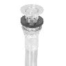 Monocomando Stal Para Lavatorio Alto - Plateado