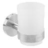 Portavaso Inox Para Baño - Cromo