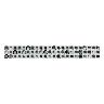 Listelo Grigio Blanco Brillante - 40X5.5 cm - 1 pza