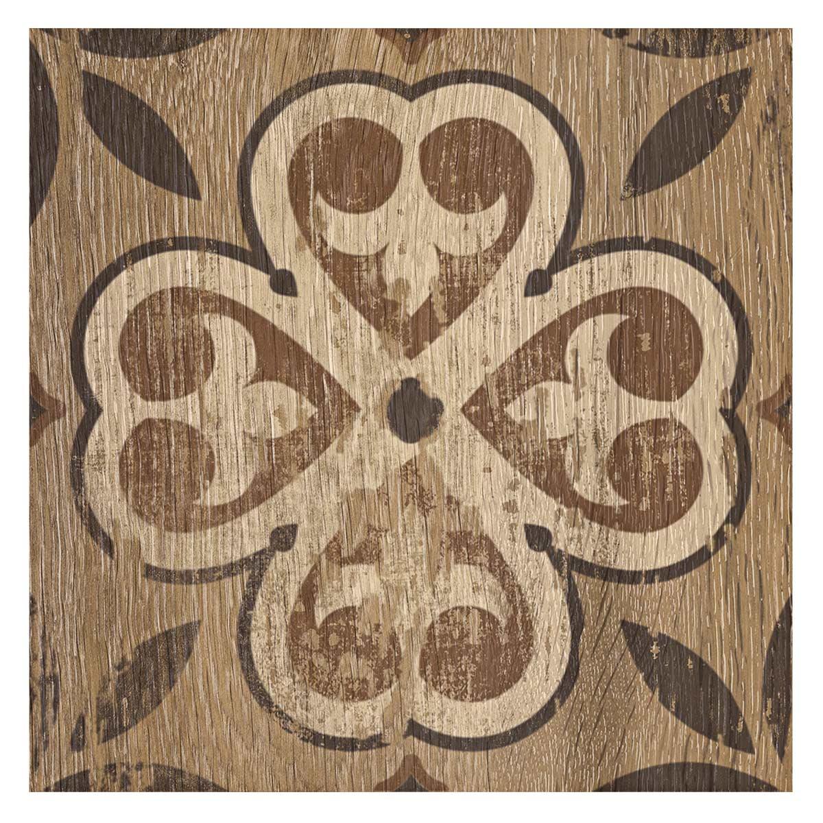 Porcelanato Hidraulicwood Moka Mate - 20x20 - 0.60 m2