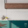 Porcelanato Gode Blanco Mate - 10 x 40 cm