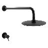 Monocomando Holland Max Para Ducha - Negro