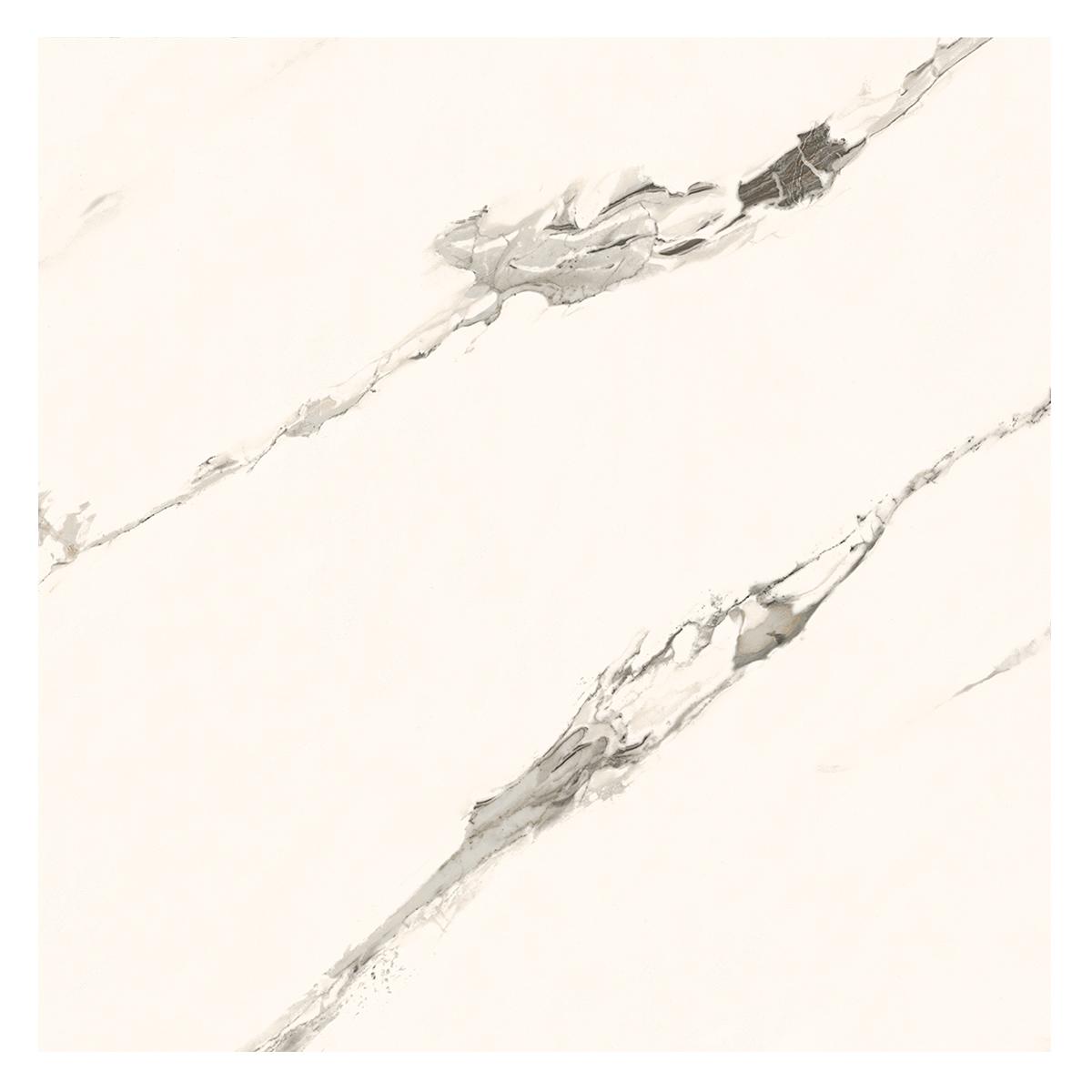 Gres Porcelánico Calacatta Grey Super Gloss - 60 x 60 cm - 1.44 m2