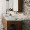 Porcelanato Black Dahlia Gris Mate - 60X120 cm - 2.88 m2