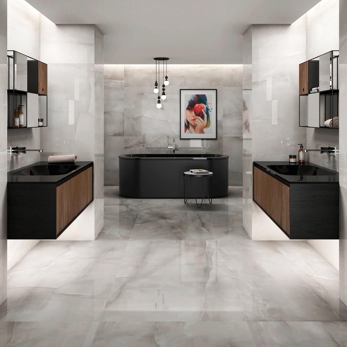Porcelanato Soma Perla Pulido - 90X180 cm - 1.62 m2