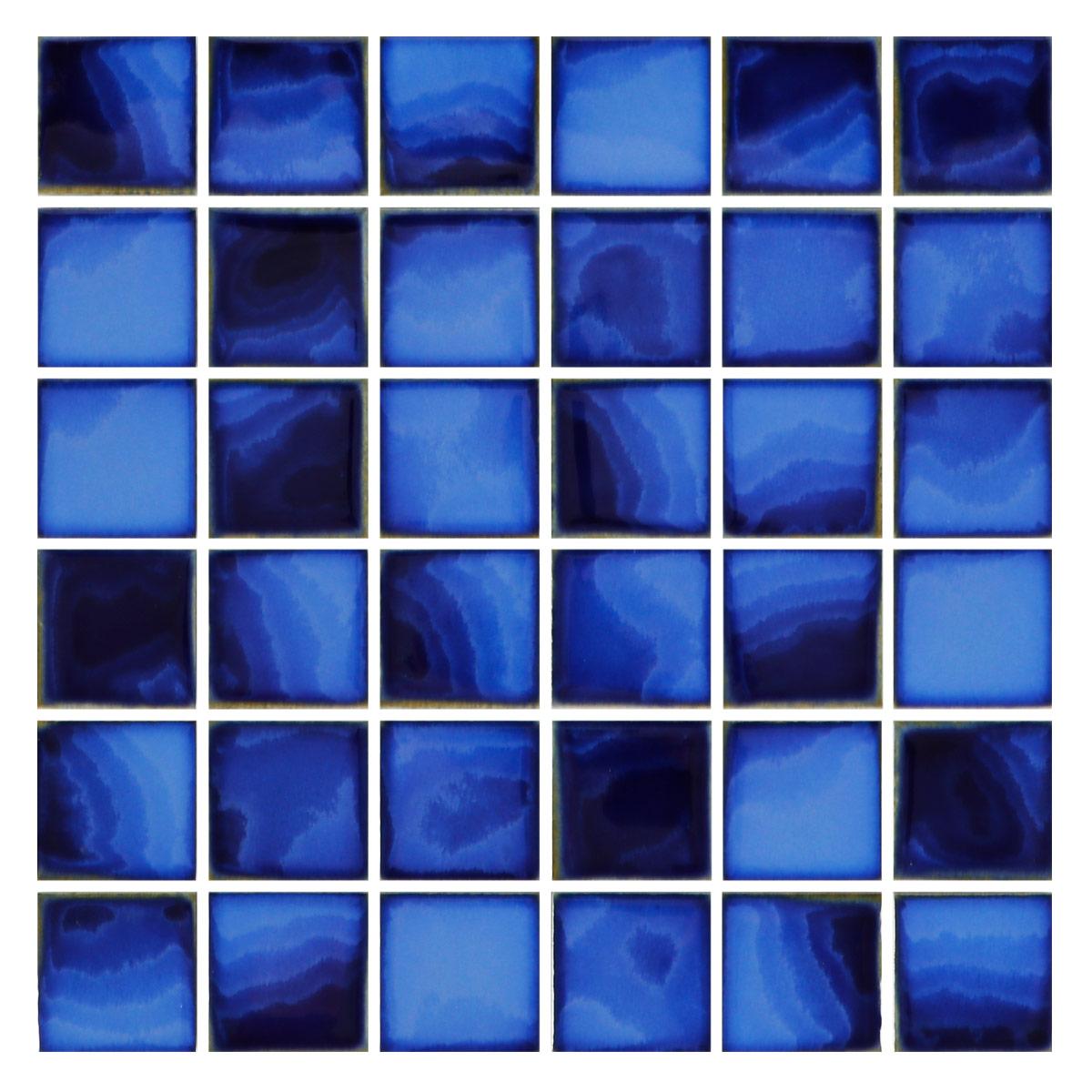 Porcelanato Caribbean Azul Brillante - 30.6X30.6 cm - 1.87 m2