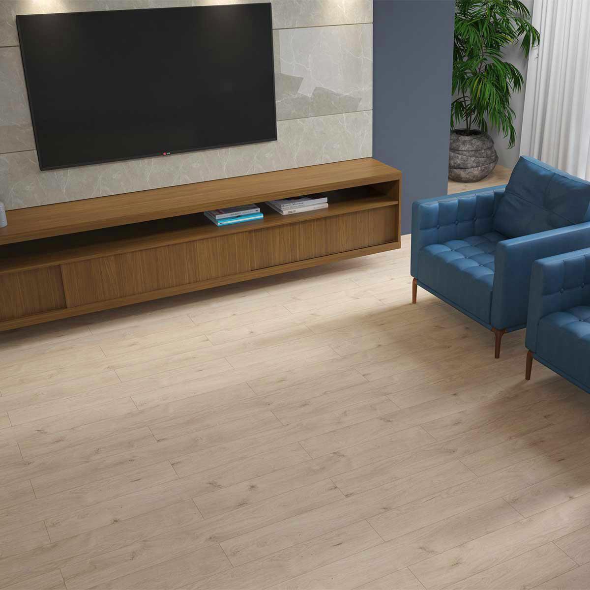 Piso Laminado Space Costa Rica AC4 Marrón Mate - 18.7X134 cm - 2.50 m2