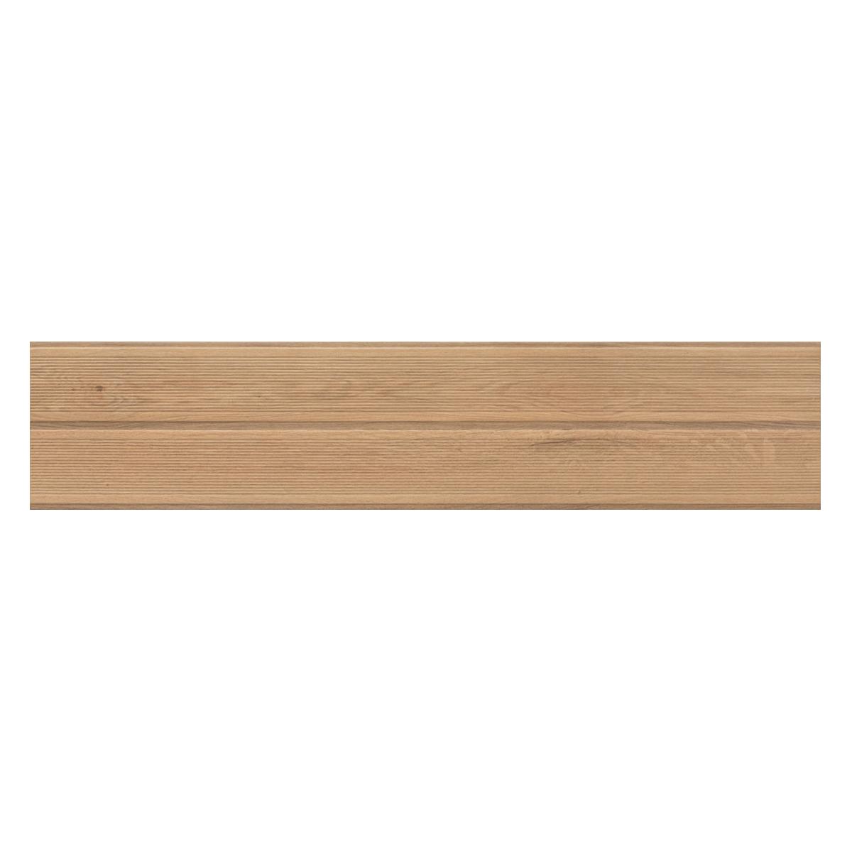 Porcelanato Bali Deck Camel Mate Rectificado - 19 x 90 cm - 1.54 m2