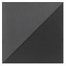 Mayólica Bauhaus Mix Dark Negro Rectificado - 14.5 x 14.5 cm