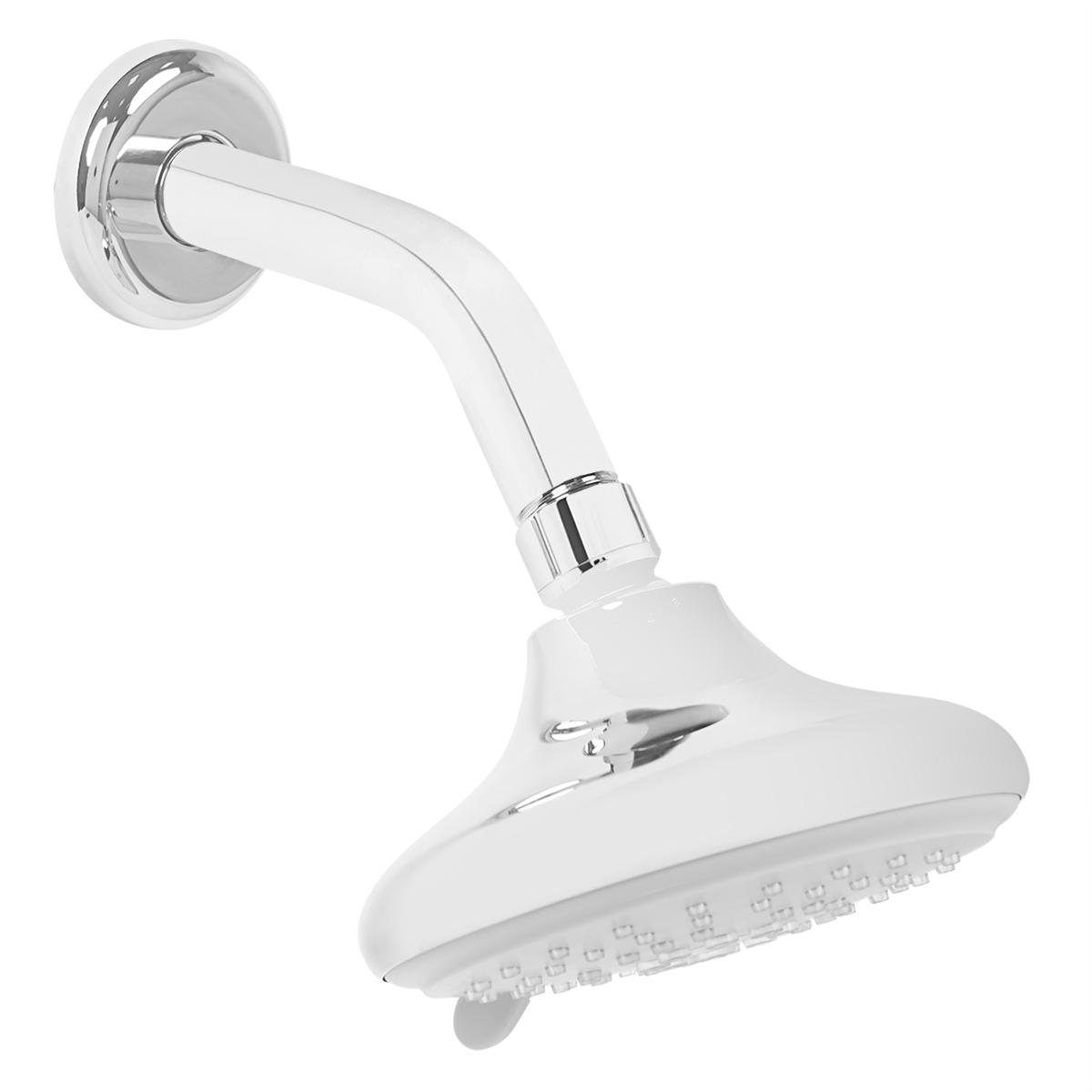 Salida De Ducha Con Rociador Regulable - Plateado