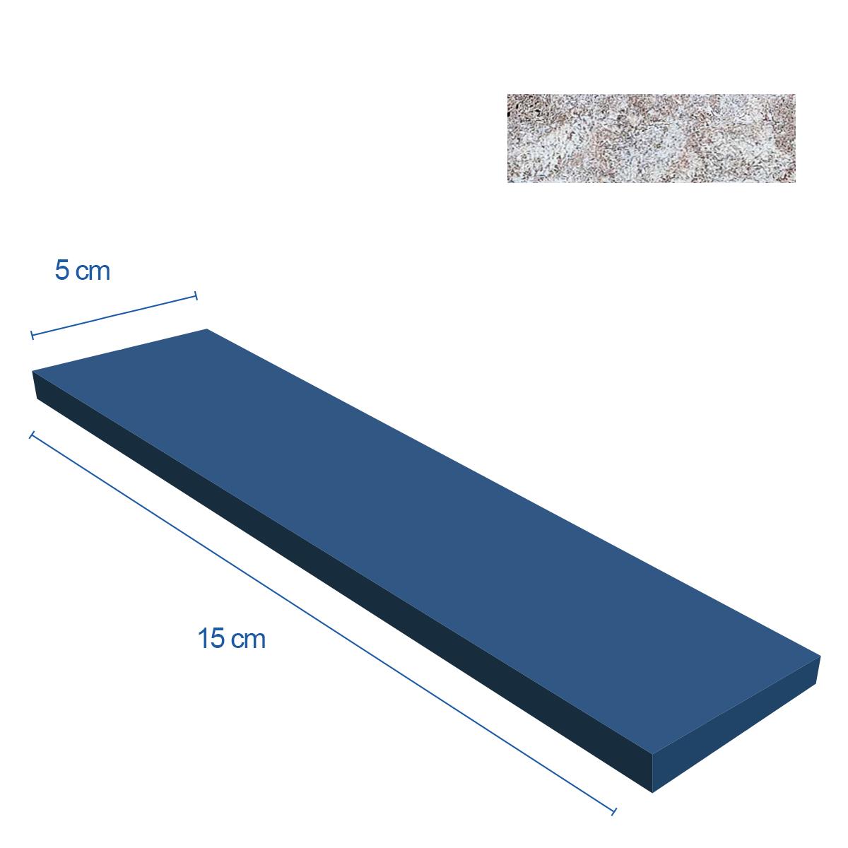 Spacatto Travertino Vulcano - 15X5 cm - 0.54 m2