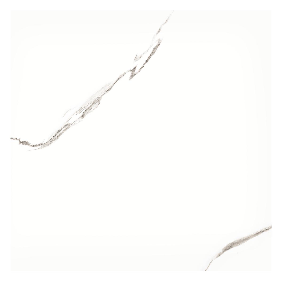 Porcelanato Statuario Blanco Pulido - 60X60 cm - 1.44 m2