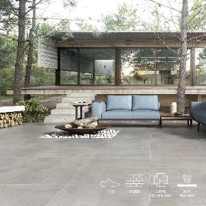 Porcelanato Boreal Gris Mate - 75X75 cm - 1.13 m2