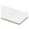 Porcelanato Luster Decor White Mate - 29.1 x 117 cm - 1.36 m2