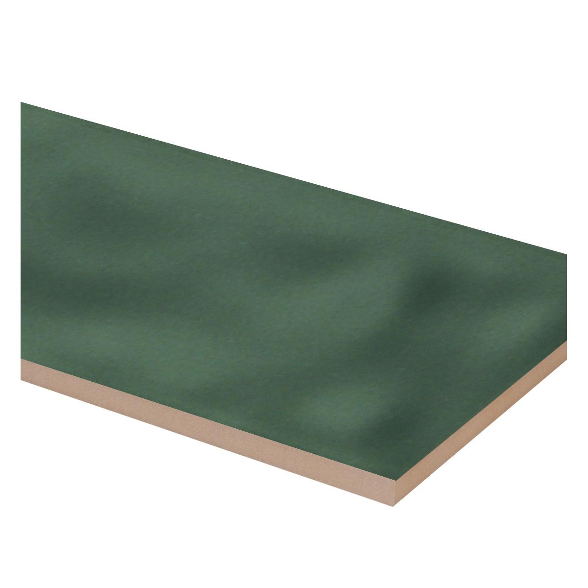 Mayólica Wavy Verde Oscuro Brillante - 7.5X30 cm - 1.14 m2