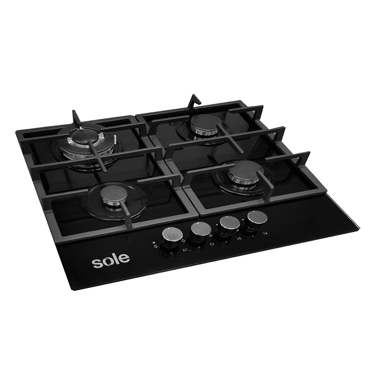 Cocina Empotrable SOLCO045V2 Encendido Elétrico - Negro