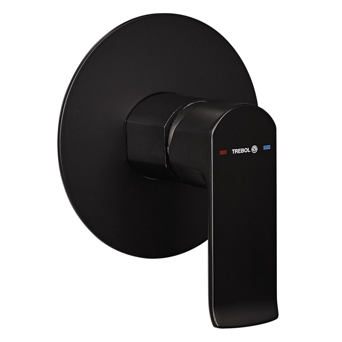 Monocomando Cambria Para Ducha - Negro