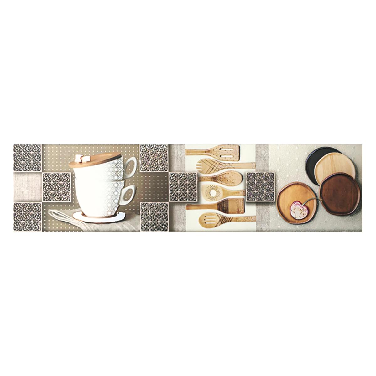Listelo Lina Beige Brillante - 17X60 cm - 1 pza