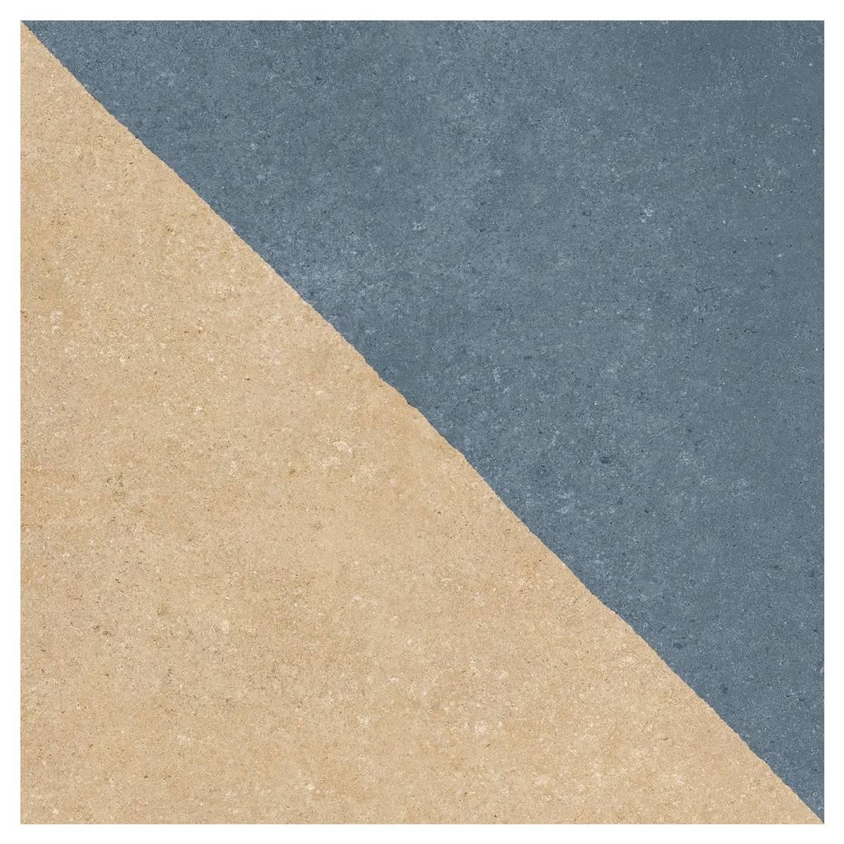 Porcelanato Keraben Terracota Modul Paja-Azul Mate. No Rect. Dest. 20X20 Caja 0.60 M2