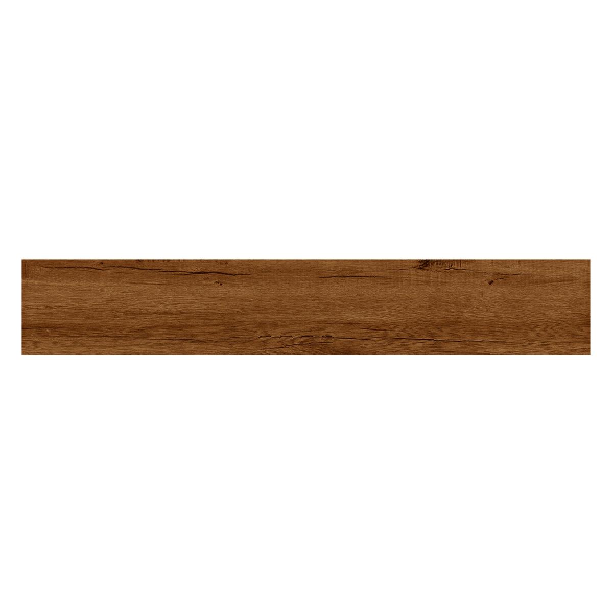 Piso SPC Caoba Marrón - 18.3X122 cm - 2.23 m2