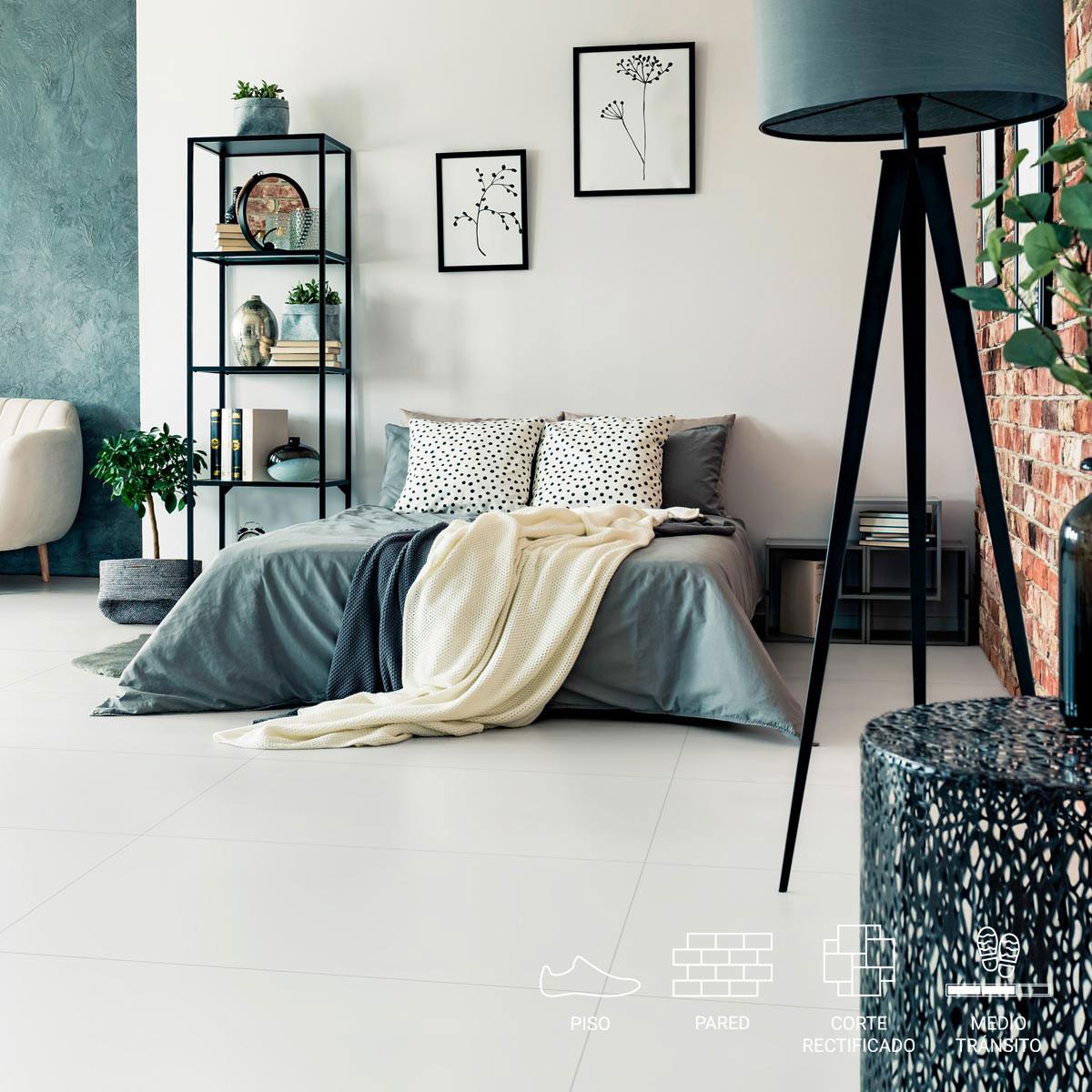 Porcelanato Zebra Blanco Mate - 50X100 cm - 1.00 m2