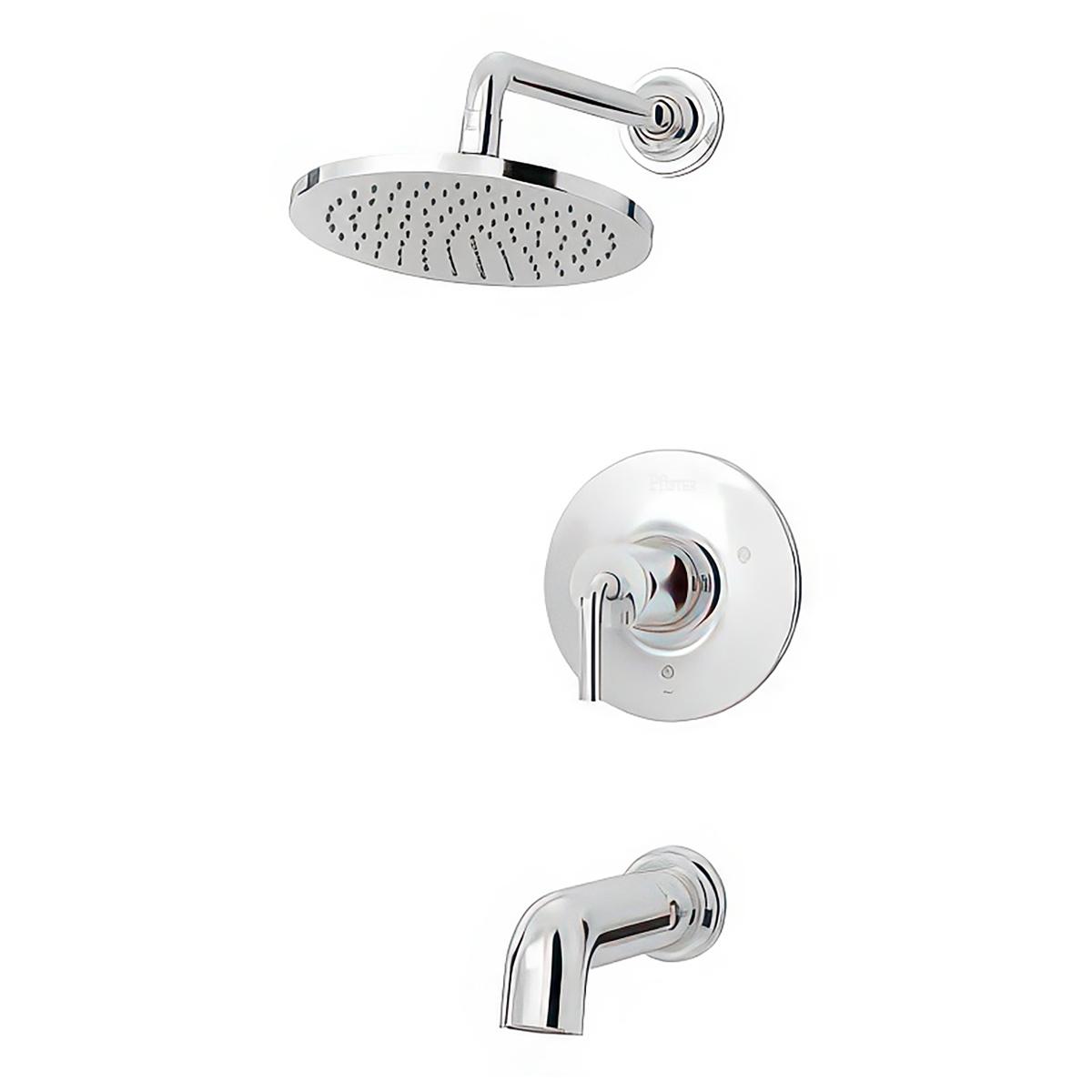 Monocomando Tenet Para Ducha Tina - Acero