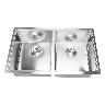 Lavadero Tramontina Quadrum Cub Scotch Ac/Inox 2 Poz 77X46Cm