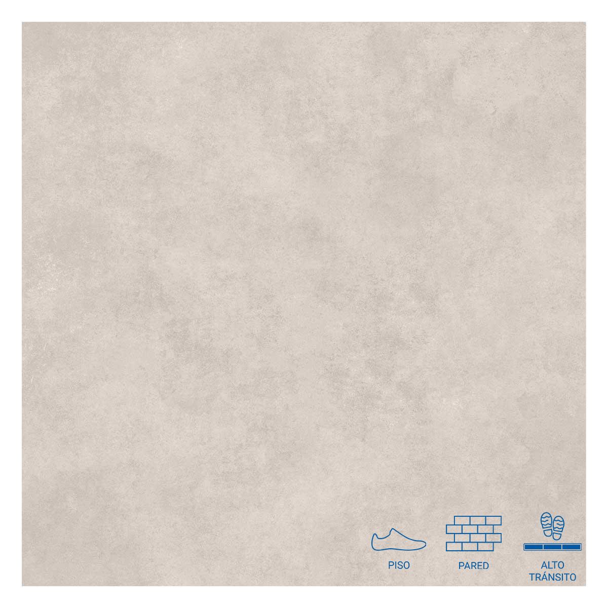 Piso Terre RLSO Gris Plata - 45 x 45 cm - 2.03 m2