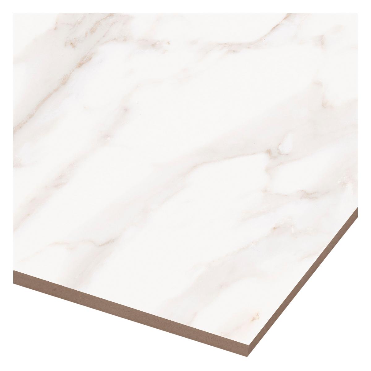 Piso Calacata Blanco Brillante - 60X60 cm - 2.52 m2