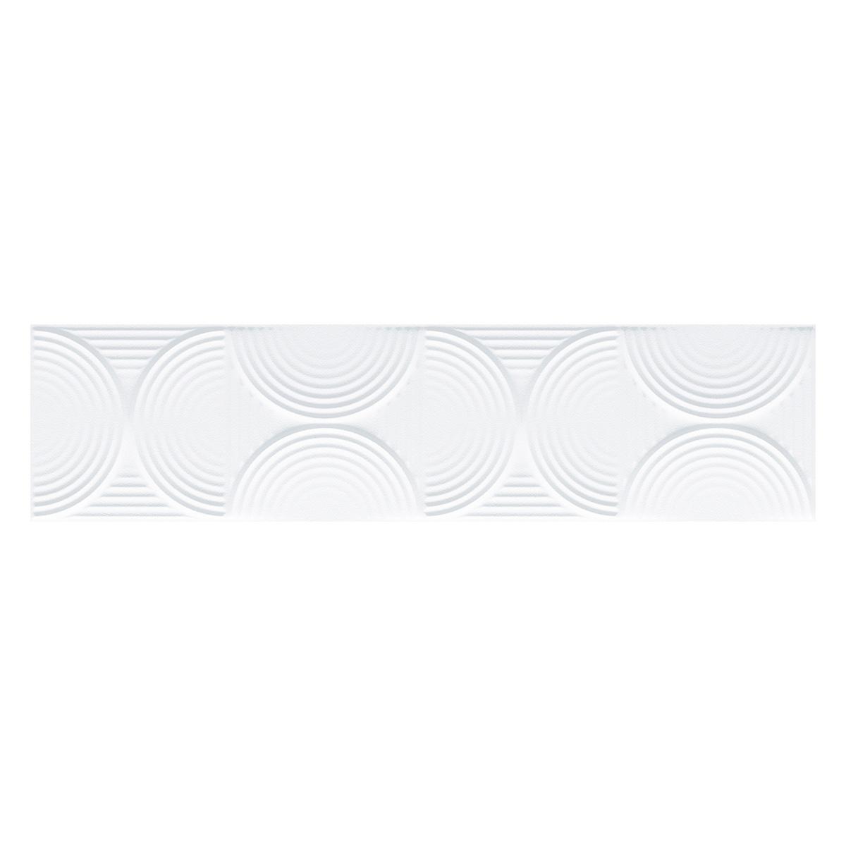 Porcelanato Gode Blanco Mate - 10 x 40 cm