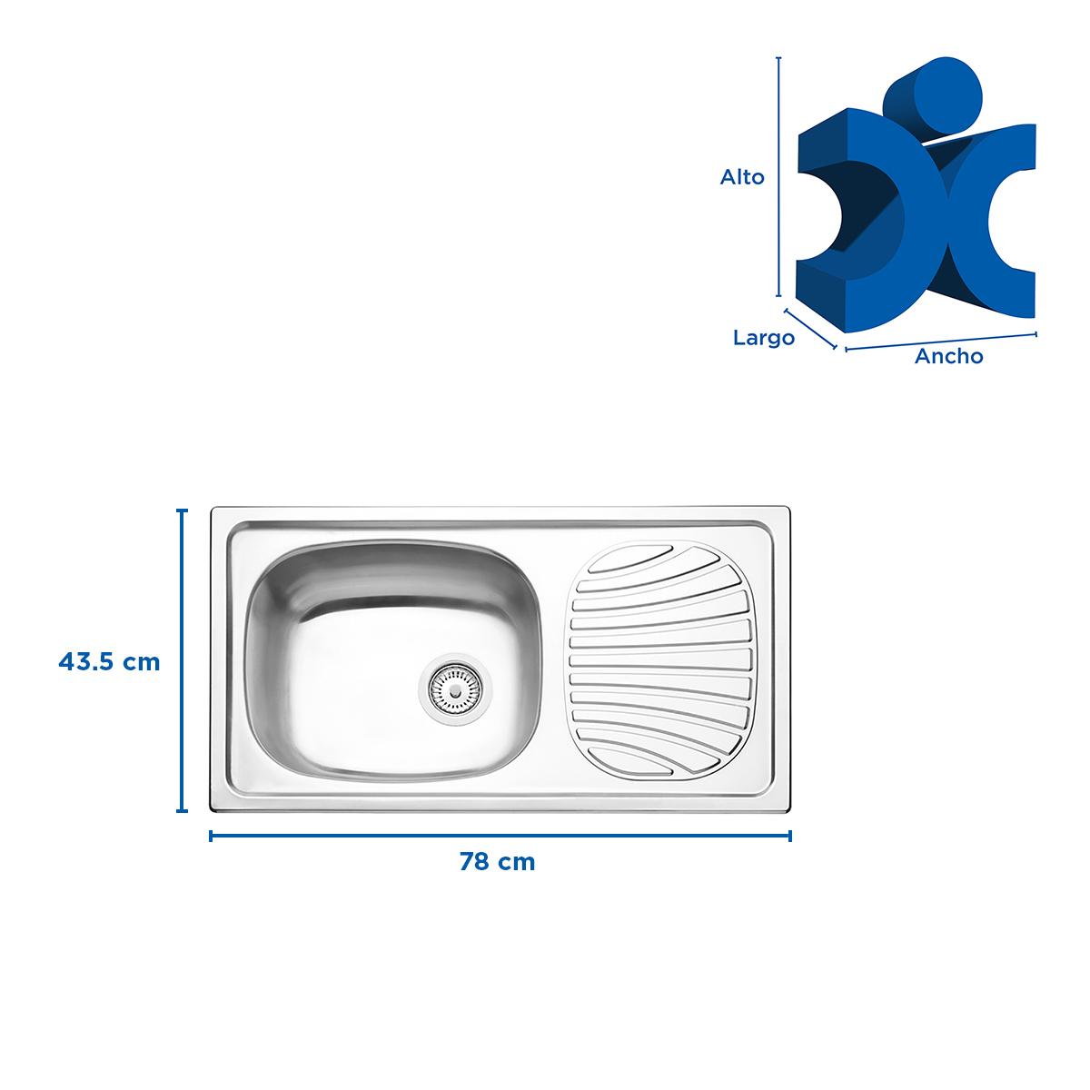 Lavadero Alpha Para Mesada