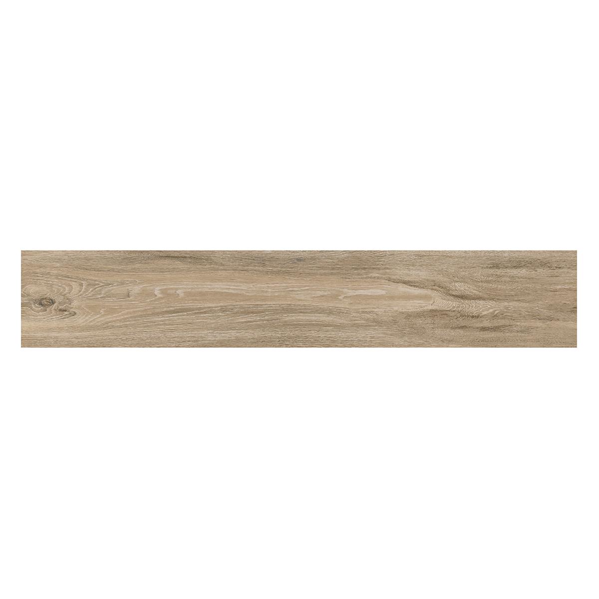 Gres Porcelánico Maderato Almendro Marrón Mate - 19X118 cm - 1.34 m2