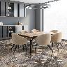Gres Porcelánico Marquina MRM RF Marrón Super Gloss - 60 x 60 cm - 1.44 m2