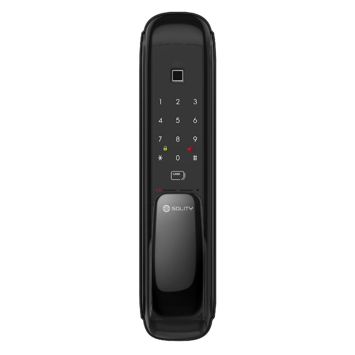 Cerradura Digital 1000BK Push Pull Para Residencial - Aluminio