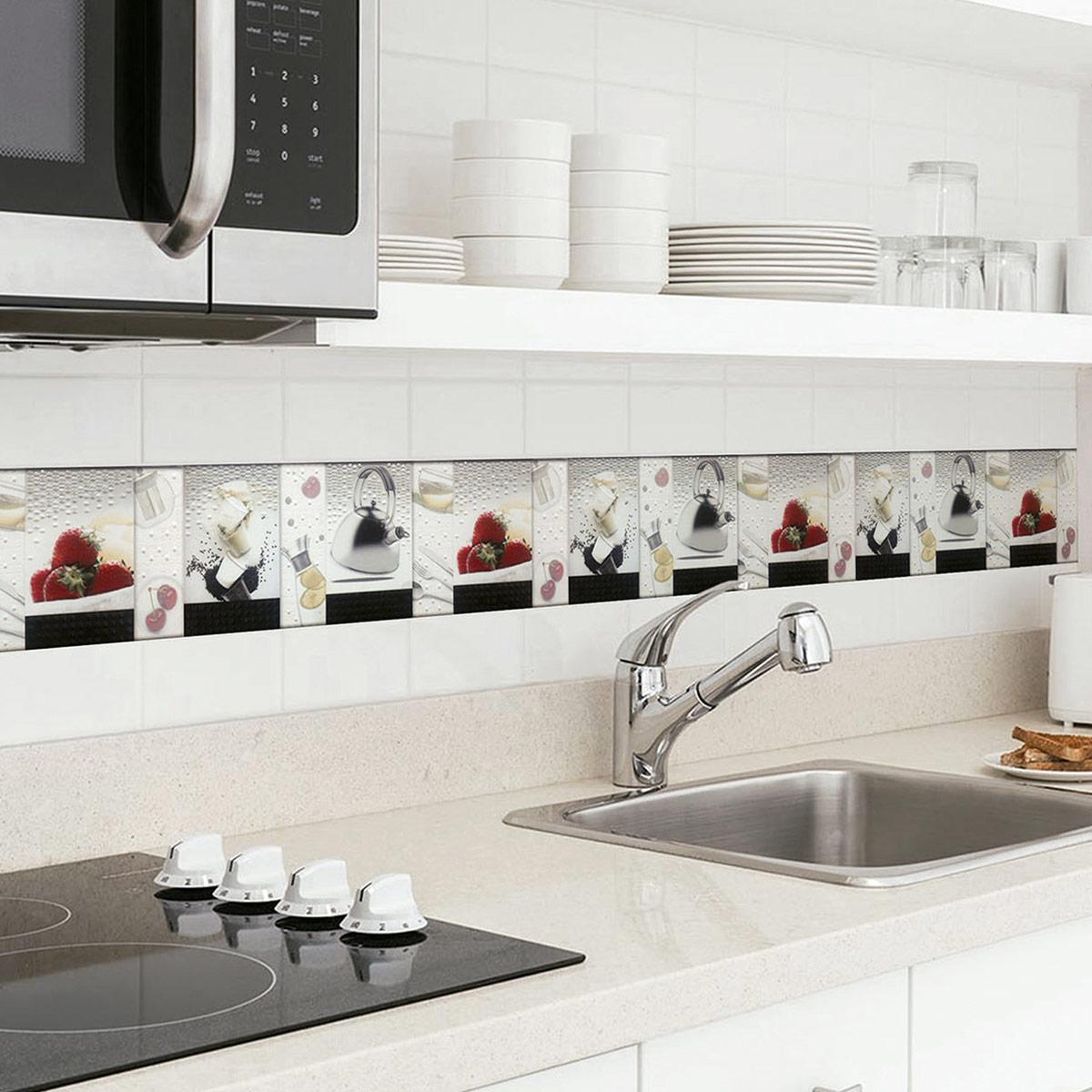 Listelo Tentación Blanco Brillante - 44.34X14.66 cm - 1 pza